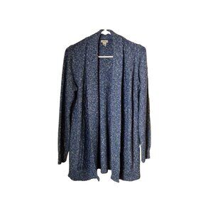 LL Bean Sweater Womens Medium Open Front Cardigan